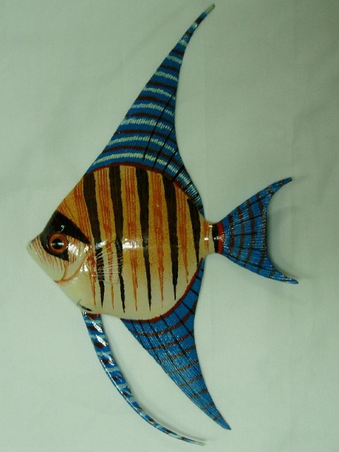 long fin 8 angel fish decor  ph 8angw2     4 49   tropical fish wall
